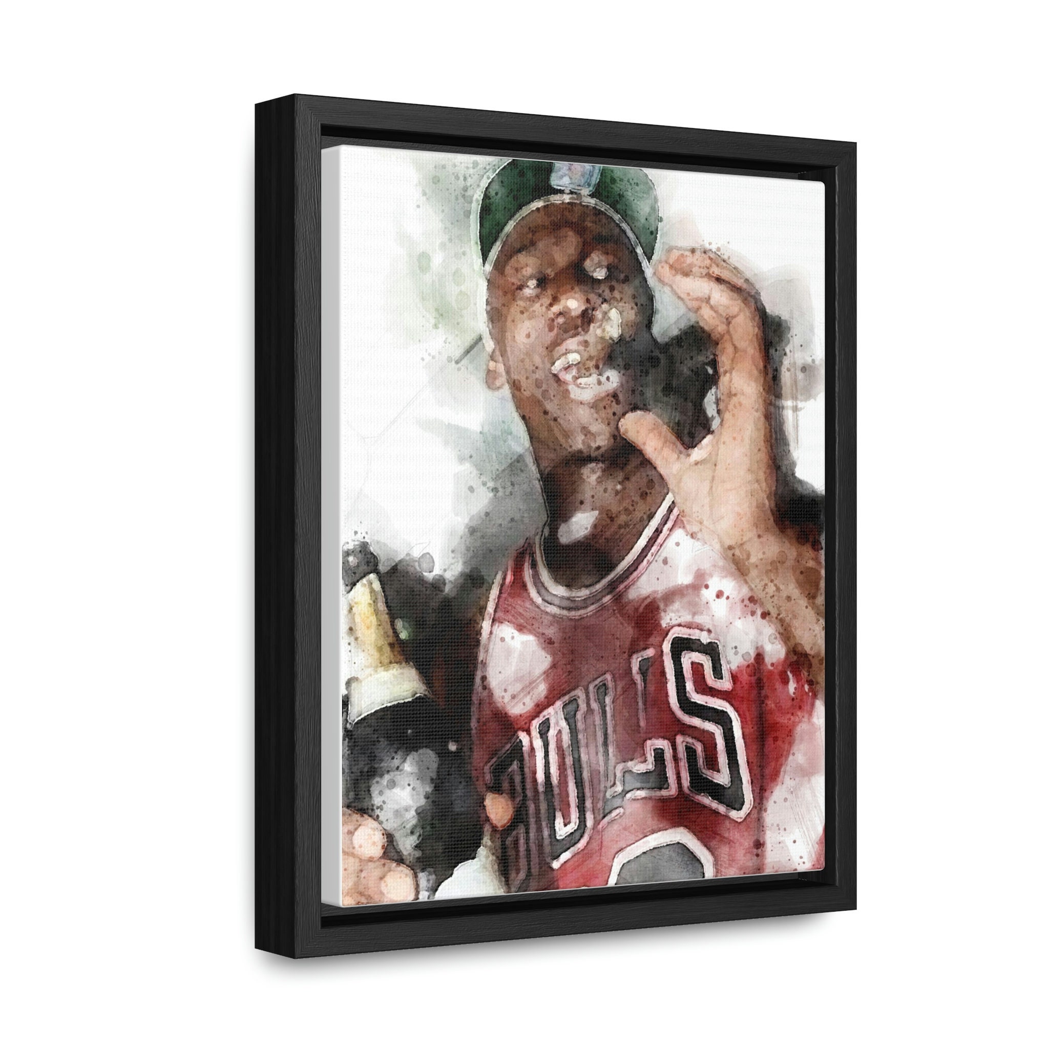 Michael Jordan 3 Peat Cigar Canvas Painting - Nba Canvas Prints, 1 Pan -  Ducicanvas