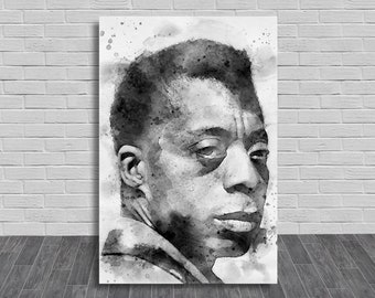 James Baldwin Poster, Leinwand Wrap, Kinderzimmer, Männerhöhle, Frauenhöhle, Spielzimmer