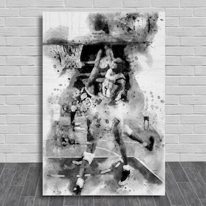 Scottie Pippen Poster, Canvas Wrap, Kids Room, Man Cave, Woman Cave, Game Room