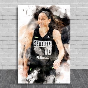 Sue Bird Poster, Canvas Wrap, Kids Room, Man Cave, Woman Cave, Game Room
