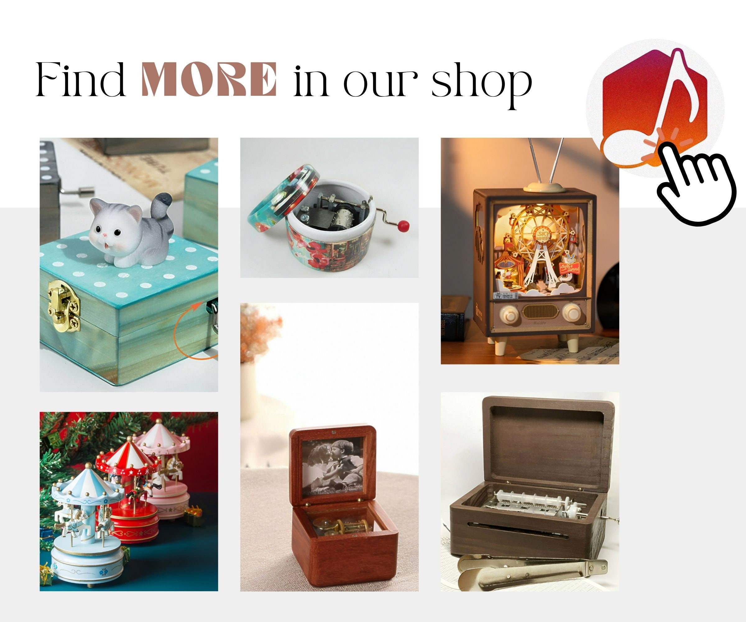 Music Carousel Box Carousel Horse Music Box Baby Girl Music Etsy