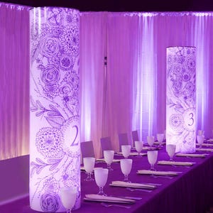 Benutzerdefinierte LED Light Up Herzstück: Party & Corporate Event Decor
