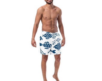 Fish Men's swim trunks