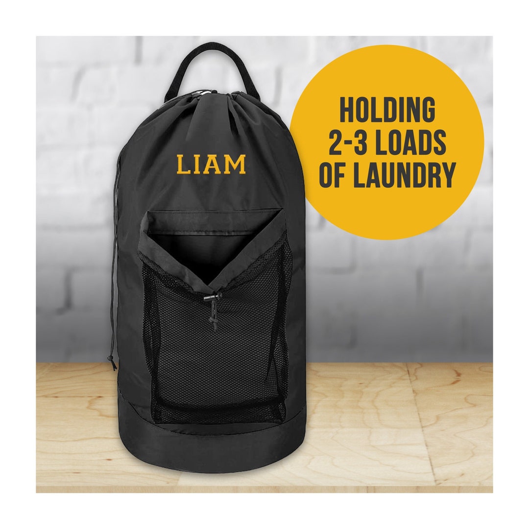Laundry Bag for College Dorm Personalized Laundry Bag Laundry Bag
