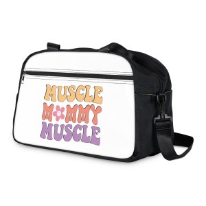 Customized Fitness Handbag: Muscle Mommy Muscle Mother's Day Gift, Perfect for the Best Mom, Gift for Mothers Day, Fitness Bag for Mother