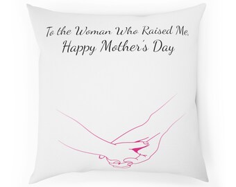 Personalised Mother Behind Success Cushion , Cute Personalised Mother's Day Gift, Best Pillow for Gift / Gift for Mom / New Mom Gift