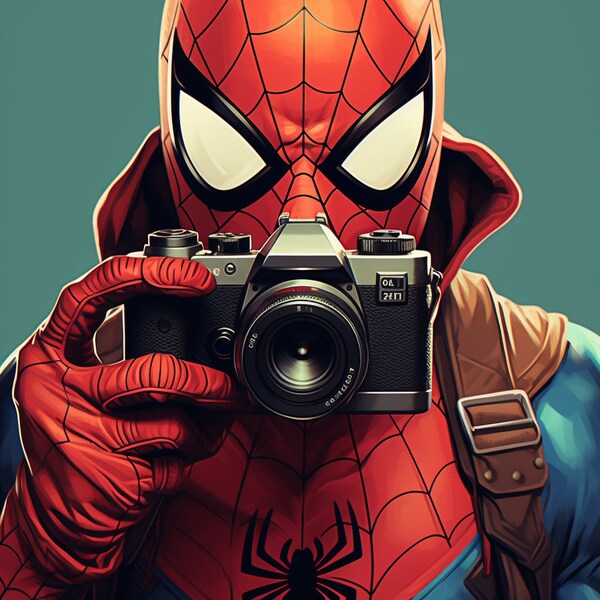 Spider-photographer