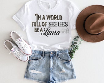 Little House On the Prairie, Laura Ingalls Wilder tshirt, Little house, Book lover gift, gifts for her