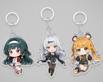 Zenless Zone Zero Acrylic Keychain - Astra Yao, Yixuan, Ju Fufu