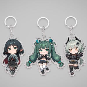 Zenless Zone Zero Acrylic Keychain - Jane Doe, Qingyi, Caesar King