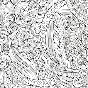 Giant Coloring Poster | Zentangle  coloring | creative coloring page | Team Activity |Large coloring for kids | poster printable 36 x 48 in