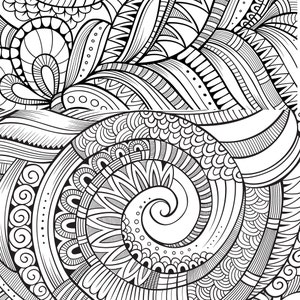 Giant Coloring Poster | Zentangle  coloring | creative coloring page | Large coloring for kids | poster printable 36 x 48 in