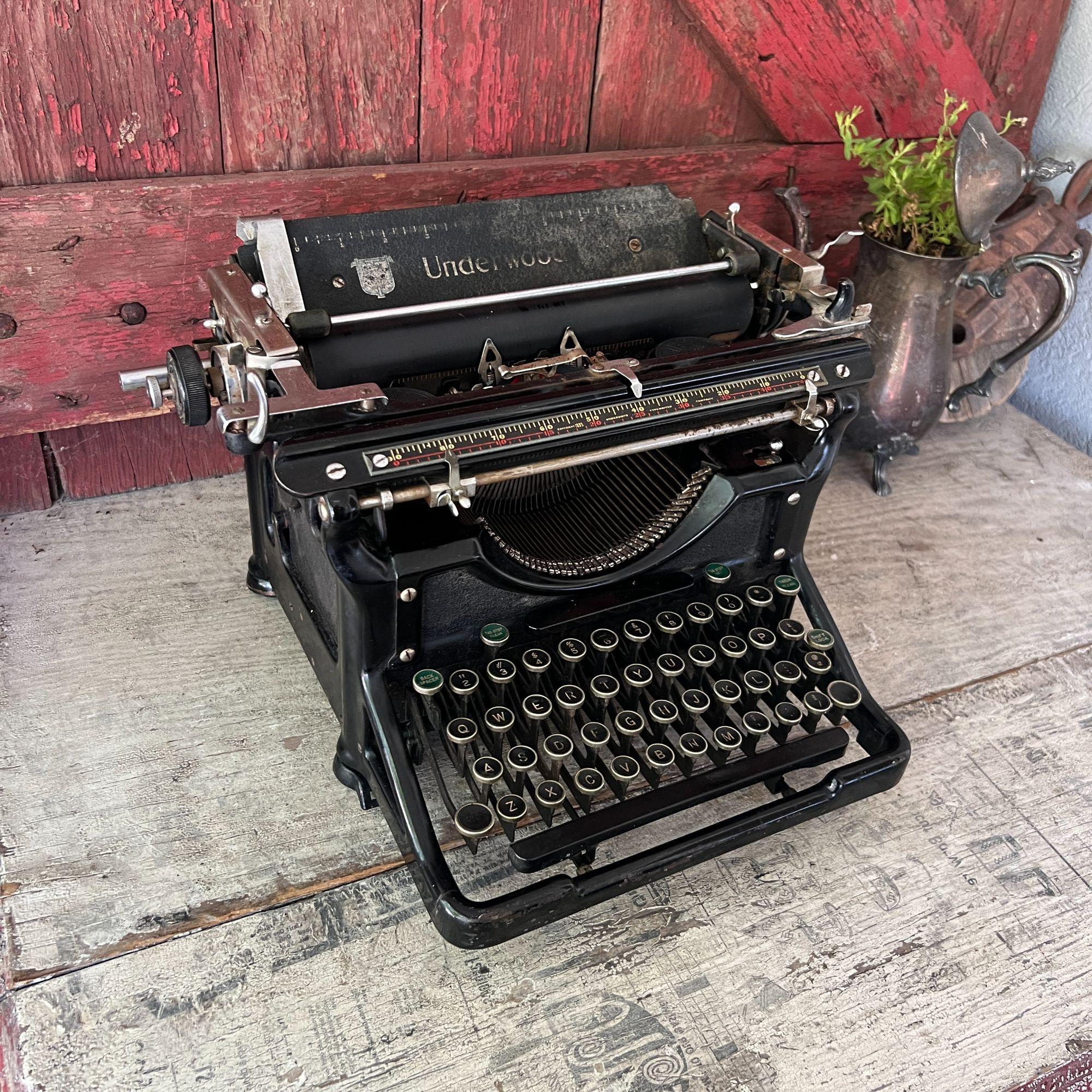 Antique Typewriter Underwood Portable - Etsy