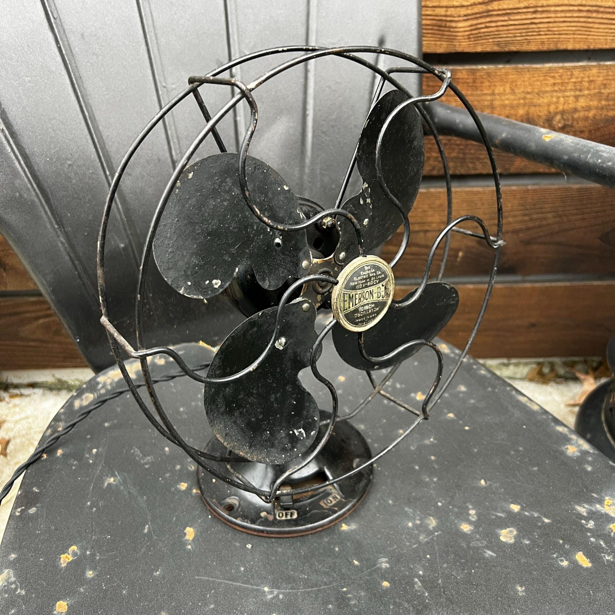 Vintage Emerson Fan - Etsy