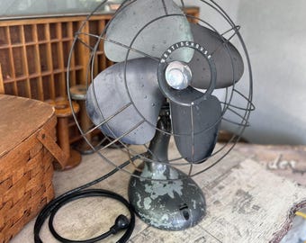 1950s Vintage Art Deco Westinghouse Fan, Y-4627, 2 Speed