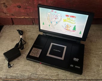 Audiovox Portable DVD Player With Power Adapter Tested & Working
