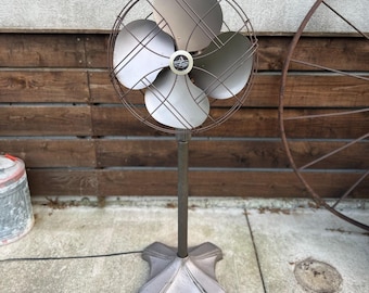 Vintage Emerson Electric Pedestal Fan Model 77648-TG 45" Tall 16" Aluminum Blades