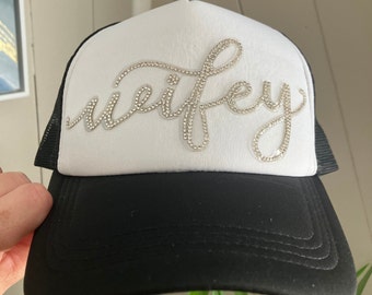 Trucker hats, With Bride and Bridal party vibes