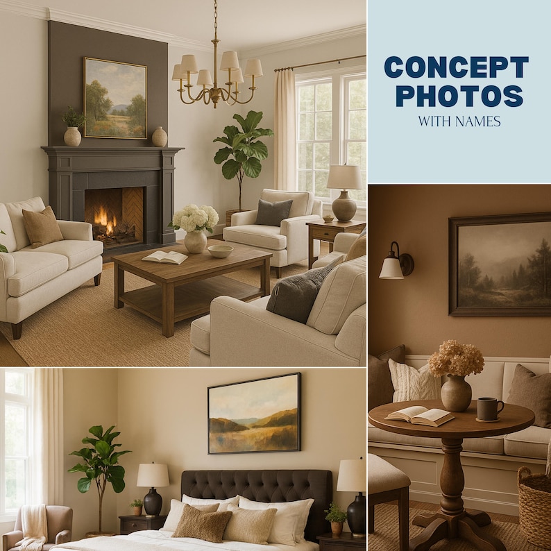 Neutral Color Palette for Home Interior: Sherwin Williams Paint ...