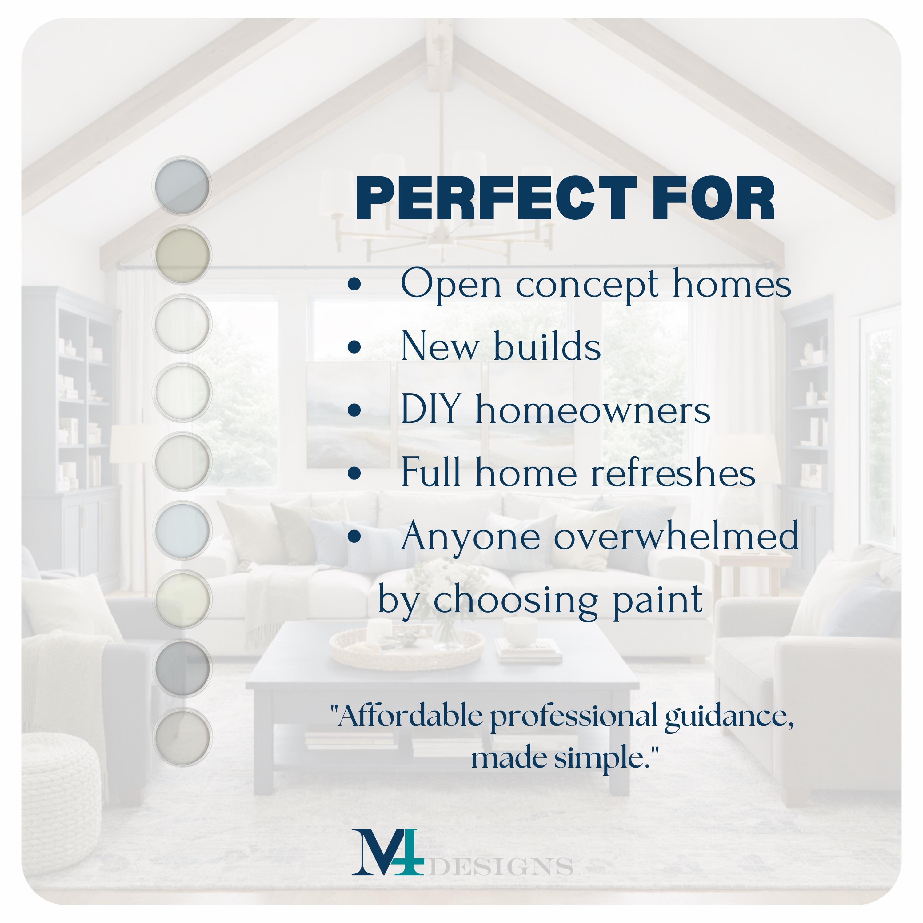 Benjamin Moore Whole Home Color Palette: Coastal Fog Home Interior ...