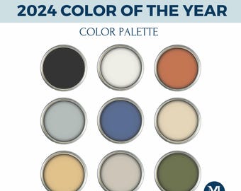 Benjamin Moore 2024-kleurenpalet: interieurverf (digitale download)