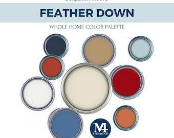 Feather Down Benjamin Moore Whole Home Paint Palette (Digital Download)