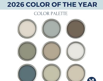 Sherwin Williams 2026 Color Of The Year Color Palette: Universal Khaki Home Interior Paint (Digital)