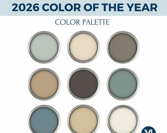 Benjamin Moore 2026 Color Palette: Silhouette Home Interior Paint (Digital Download)