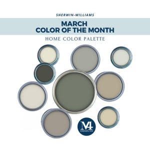 Whole House Color Palette Green Color Palette for Interior Paint Palette for Sherwin Williams Green Warm Earthy Paint Colors for Home Design