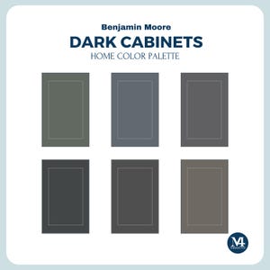 Dark Cabinet Color Palette for Home Interior Paint Palette for Benjamin Moore Moody Cabinet Paint Colors Kitchen Cabinet Color Palette