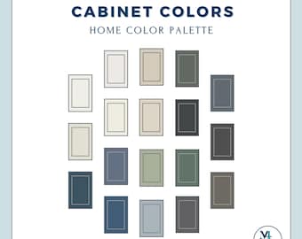 Sherwin Williams Cabinet Paint Color Palette (Digital Download)