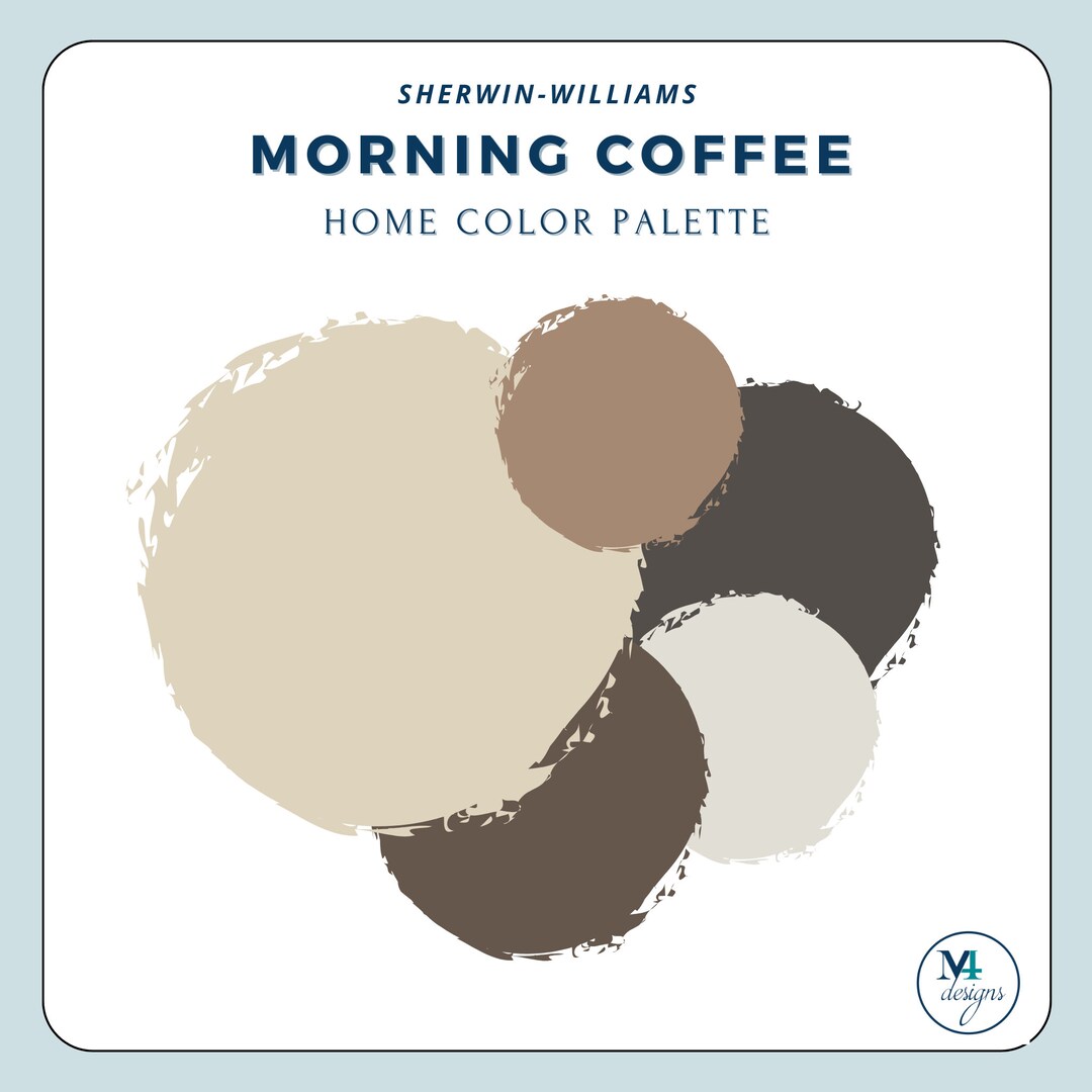 Brown Color Palette for Home Interior Neutral Paint Palette for Sherwin