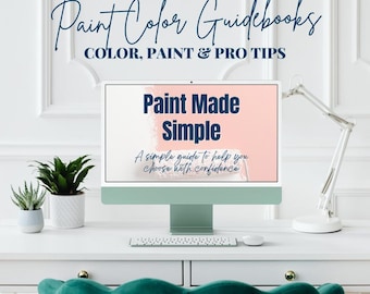 Paint Color Guidebooks: Interior Design & Pro Tips (3 Digital Downloads)