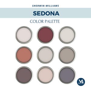 Sedona Sherwin Williams Paint Palette: Southwest Home Interior Colors (Digital Download