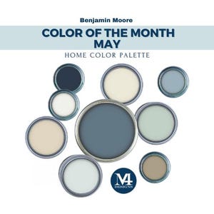Whole House Color Palette Blue Color Palette for Interior Paint Palette for Benjamin Moore Blue Paint Colors for Home Design Coastal