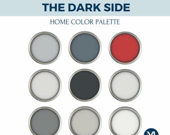Star Wars Paint Palette: Sherwin Williams Dark Side Colors (Digital Download