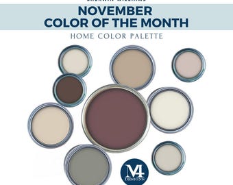 River Rouge Paint Palette: Sherwin Williams Whole House Color Scheme (Digital Download)