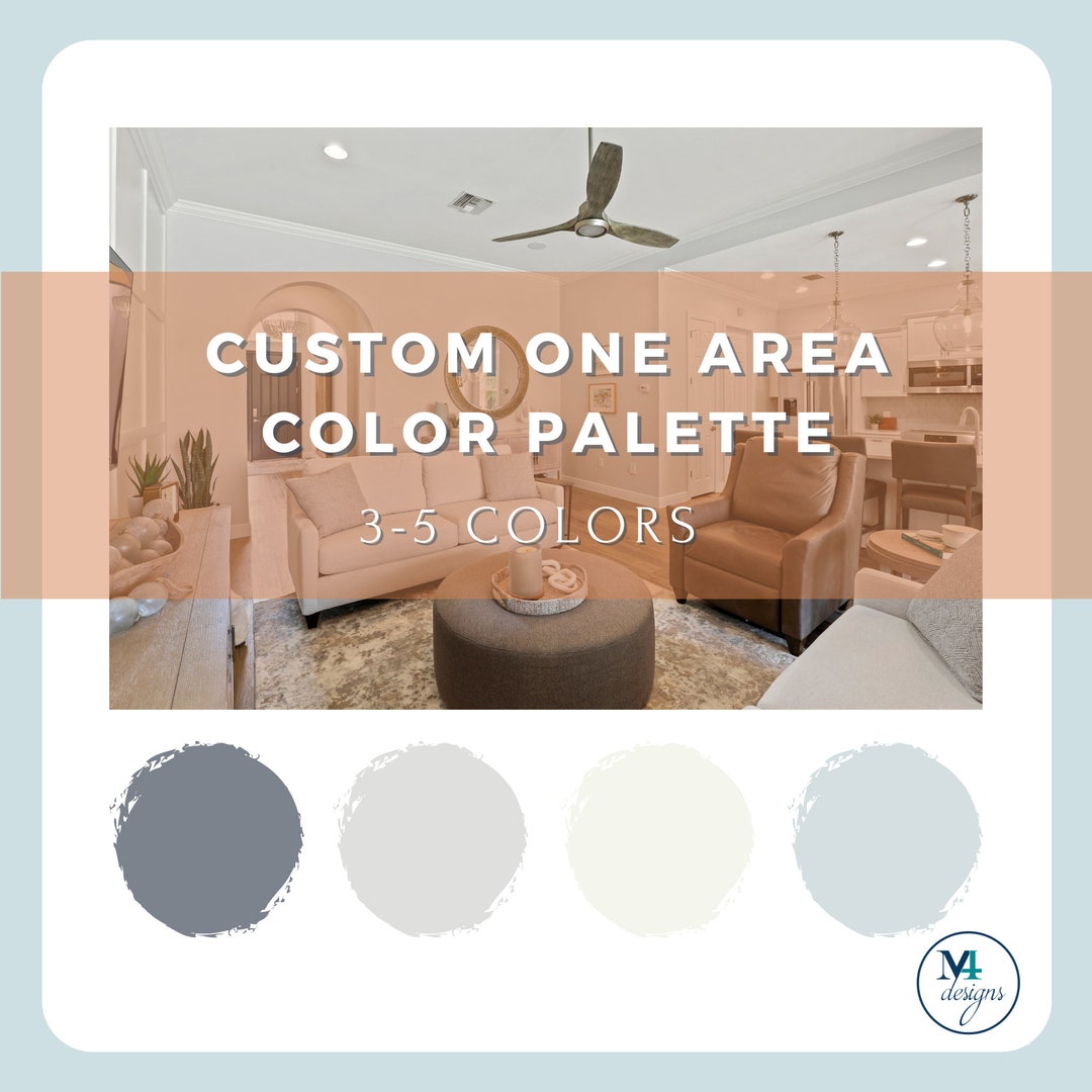 Custom Home Interior Paint Color Palette Consultation (digital) - Etsy