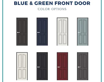 Front Door Color Palette – Sherwin Williams Exterior Paint Colors for Classic Homes
