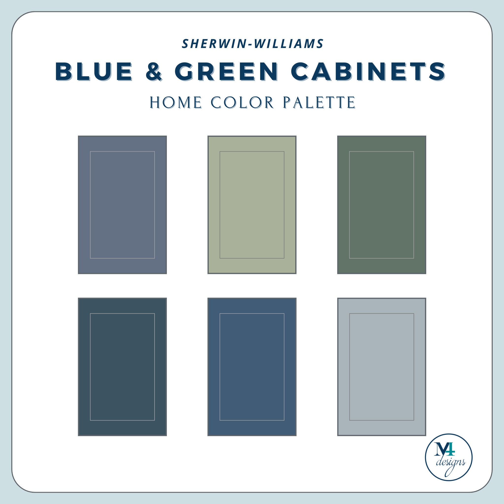 Blue cabinet paint discount