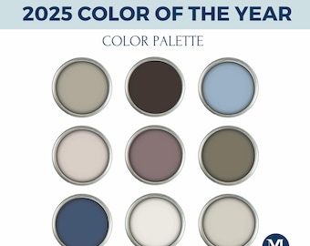 Benjamin Moore 2025-kleurenpalet: kaneelleisteen interieurverf (digitale download)