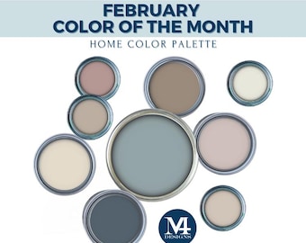 Sherwin Williams Whole House Color Palette: Earthy Blues (Digital Download)