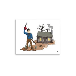 Stampa Pop Art di The Evil Dead: poster del film cult