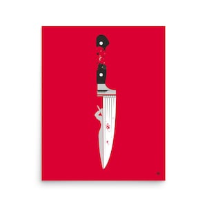 Psycho Alternative Poster – Alfred Hitchcock Horror Film Art Print