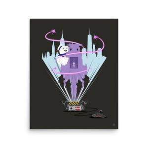 Ghostbusters Alternative Poster – Supernatural Comedy Movie Art Print