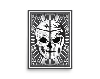 Darby Allin Lucha Libre Mask Art Print: Wrestling Poster