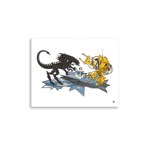Aliens- &#39;Get Away From Her You B*tch!&#39; Poster- Pop Culture Movie Art Print