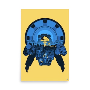 Fallout Inspired Poster – Retro Video Game Art Print for Gamers