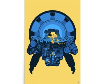 Fallout Inspired Poster – Retro Video Game Art Print for Gamers