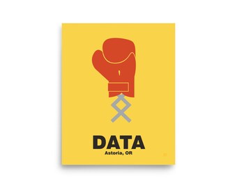 The Goonies- Data- Cult Classic Movie Art Print